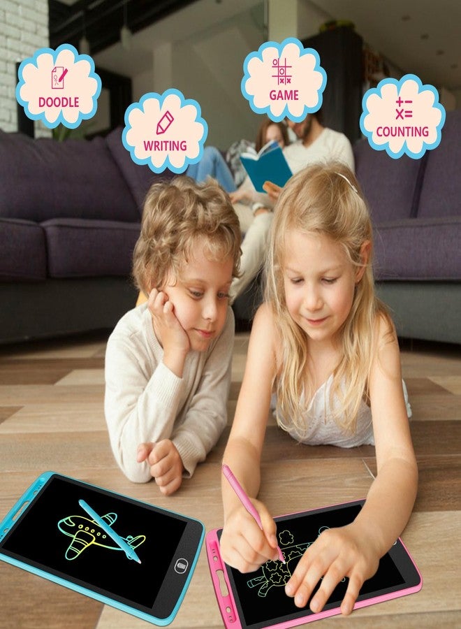Electight 10 Inch LCD Writing Tablet, 3PCS Colorful Doodle Board Drawing Tablet, Eye Protection Drawing Pads with Lock & Erase FUNC, Educational Learning Toys for 3 4 5 6 7 8 Year Old Boys and Girls - Image 2